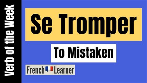 tromper in english|french word for tromper.